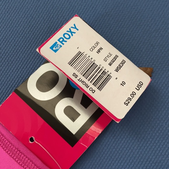 NWT pink Roxy do right ss - Picture 4 of 4